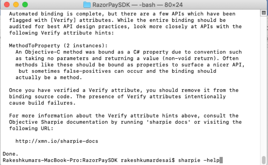 Creating Xamarin iOS Binding For Razorpay Payment Gateway